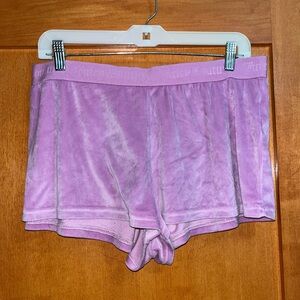 Juicy Couture Sleepwear Vintage Y2K Velour Shorts Pink XL